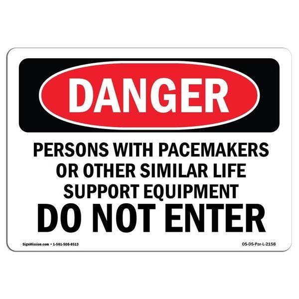 Safety Sign, OSHA Danger, 7